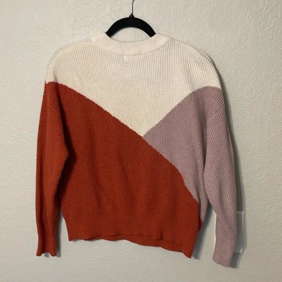 Sophie Rue Karmiti Diagonal Colorblock Sweater - Picture 3 of 4